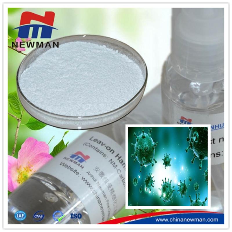nm-carbomer / aplicación de polímeros de carbopol en desinfectante de manos para matar bacterias
